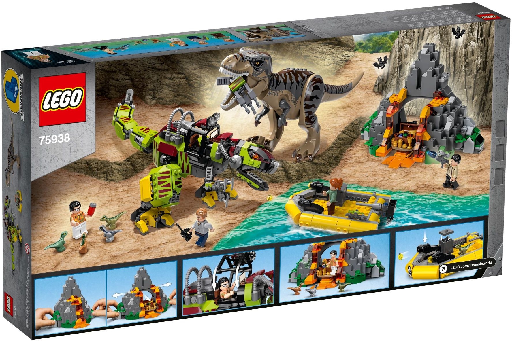 75938 Jurassic World T. Rex vs. Dinomecha gevecht