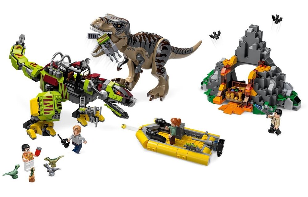 75938 Jurassic World T. Rex vs. Dinomecha gevecht