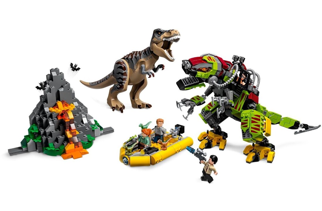 75938 Jurassic World T. Rex vs. Dinomecha gevecht
