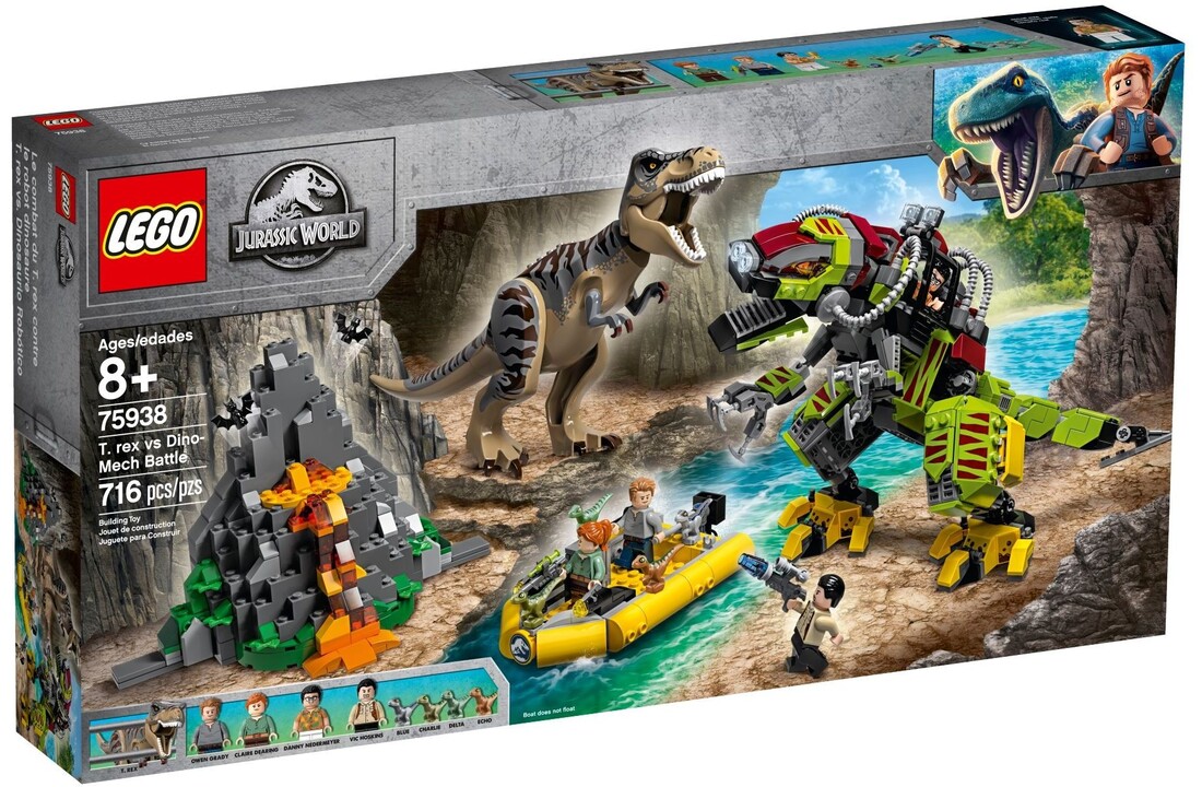 75938 Jurassic World T. Rex vs. Dinomecha gevecht