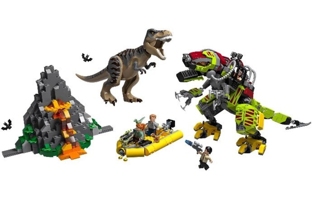75938 Jurassic World T. Rex vs. Dinomecha gevecht
