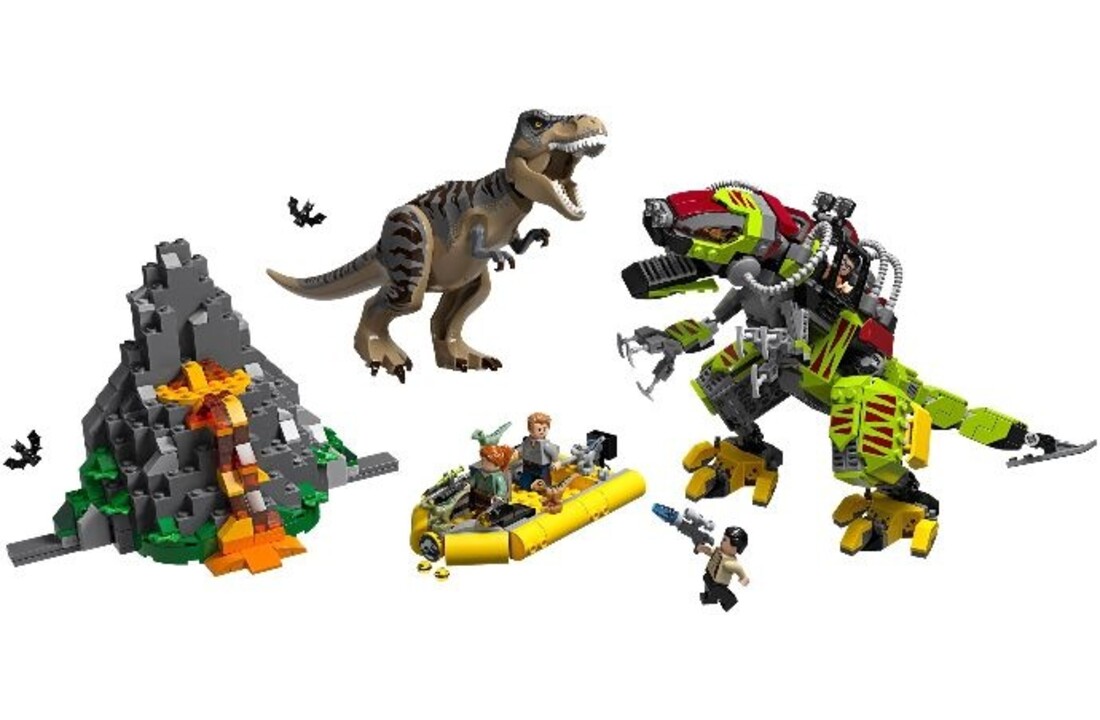 75938 Jurassic World T. Rex vs. Dinomecha gevecht