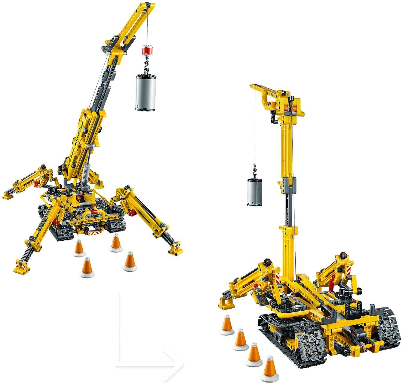 42097 Technic Compacte Rupsband Kraan