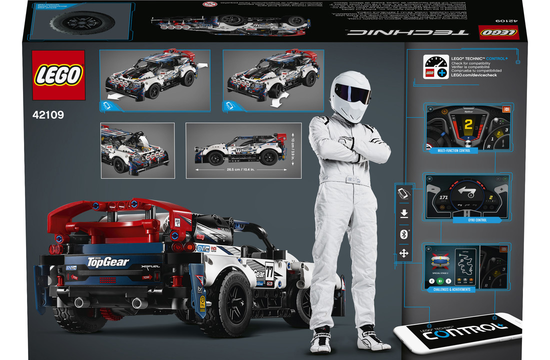 42109 Technic App Gestuurde Top Gear Rally Auto