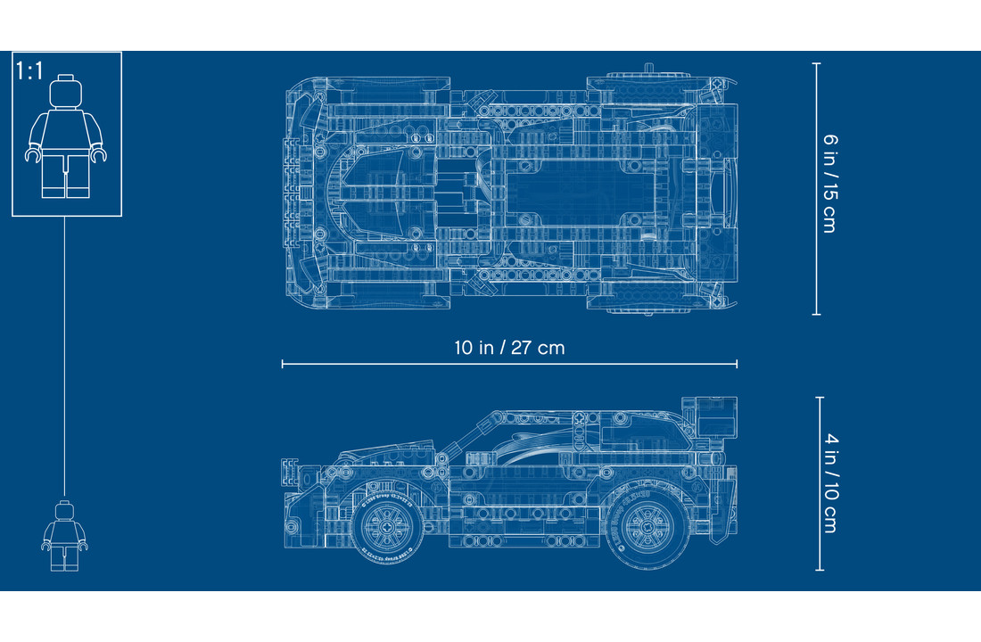42109 Technic App Gestuurde Top Gear Rally Auto