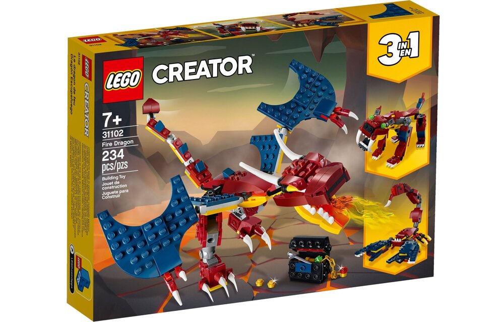 LEGO Creator 31102 Vuurdraak