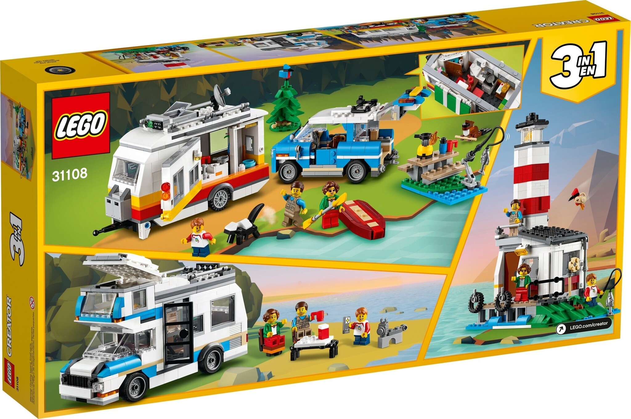 LEGO Creator 31108 Familievakantie met caravan