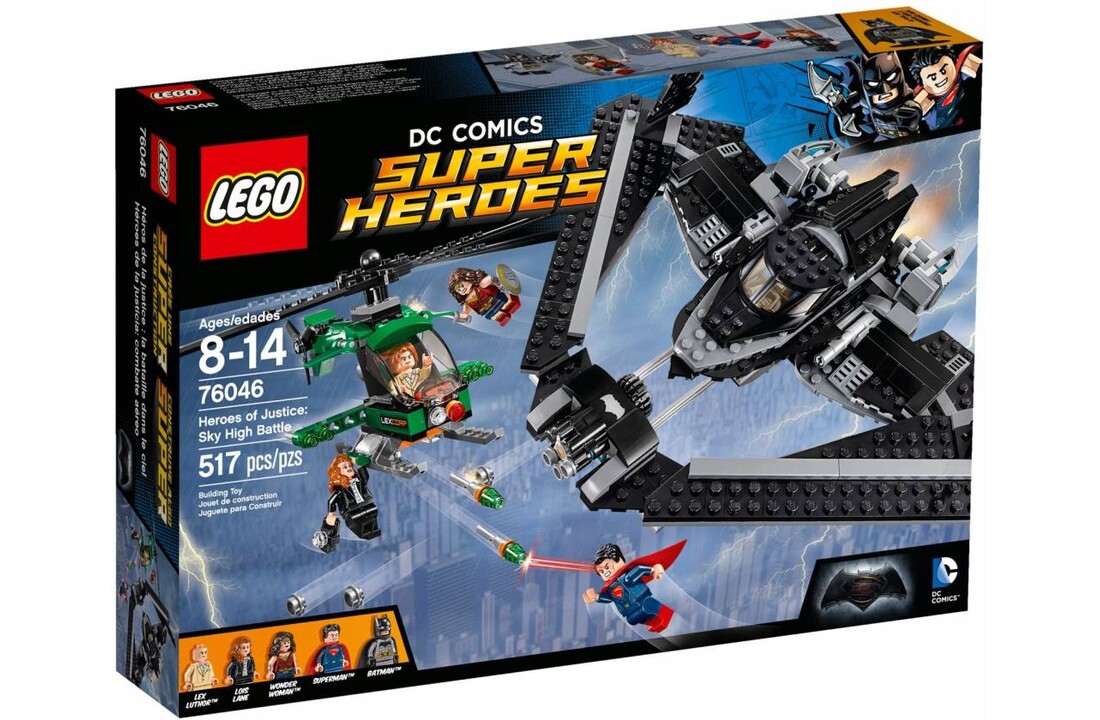 76046 Super Heroes Heroes of Justice: Luchtduel