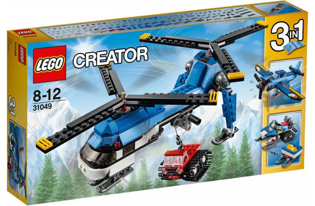 31049 Creator Dubbel-rotor Helicopter