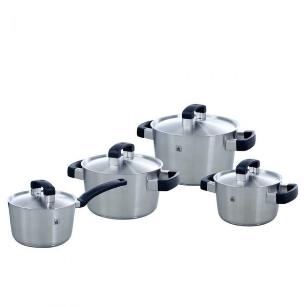 BK BK Conical Cool  pannenset - 4 delig - RVS