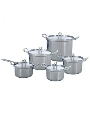 BK Cookware Q-linair Master Kookpannenset- 5 delig - RVS