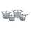 BK Cookware BK pannenset Q-linair Master RVS - 4 delig