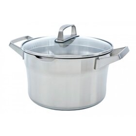 BK Cookware BK Premium+ Soeppan - 24 cm - RVS - met glazen deksel