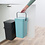 Brabantia Sort & Go inbouwemmer 2 x 16 ltr Mint en Grey