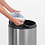 Brabantia Touch Bin Recycle afvalemmer 2 x 20 ltr Matt Steel Fingerprint Proof