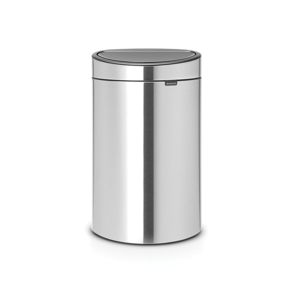 Brabantia Touch Bin Recycle afvalemmer 10 + 23 ltr Matt Steel Fingerprint Proof