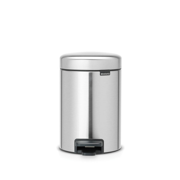 Brabantia NewIcon pedaalemmer 3ltr  Matt Steel Fingerprint Proof