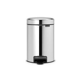 Brabantia NewIcon pedaalemmer 3ltr  Brilliant Steel