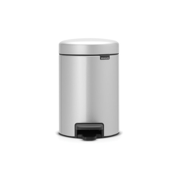 Brabantia NewIcon pedaalemmer 3ltr  Metallic Grey