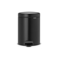 Brabantia NewIcon pedaalemmer 5ltr  Matt Black Brabantia NewIcon pedaalemmer 5ltr  Matt Black