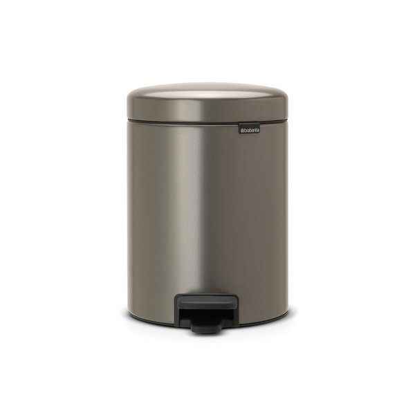 Brabantia NewIcon pedaalemmer 5ltr  Platinum