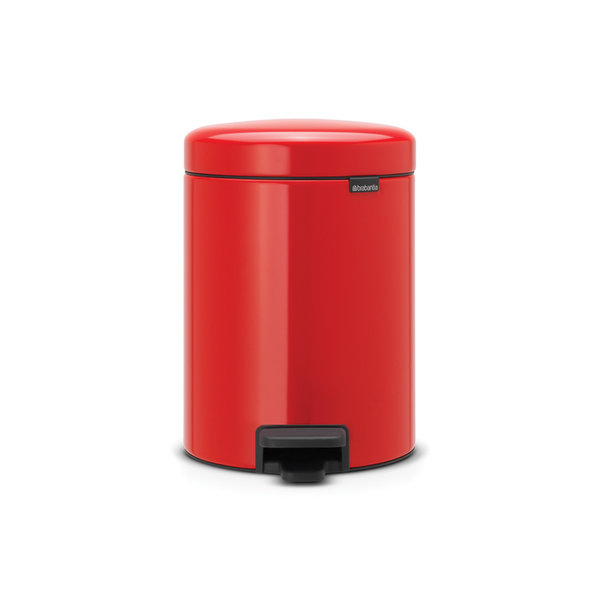 Brabantia NewIcon pedaalemmer 5ltr  Passion Red