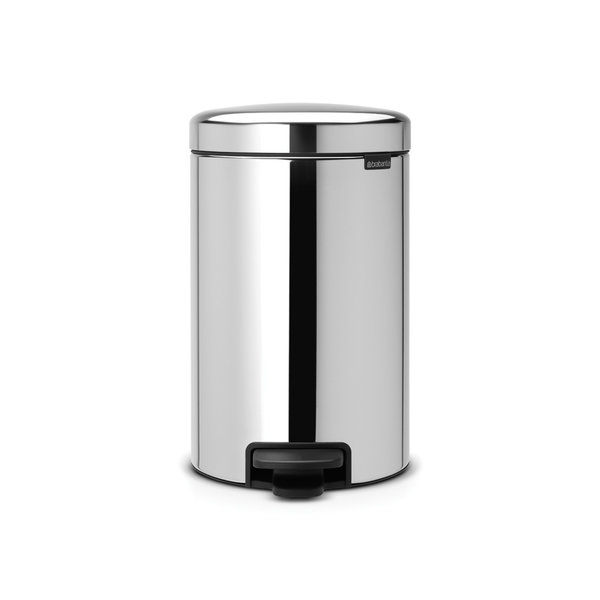 Brabantia NewIcon pedaalemmer 12ltr  Brilliant Steel