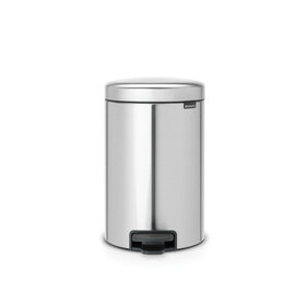 Brabantia NewIcon pedaalemmer 12ltr  Matt Steel Fingerprint Proof