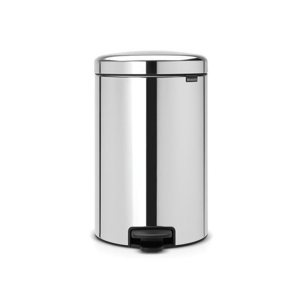 Brabantia NewIcon pedaalemmer 20ltr  Brilliant Steel