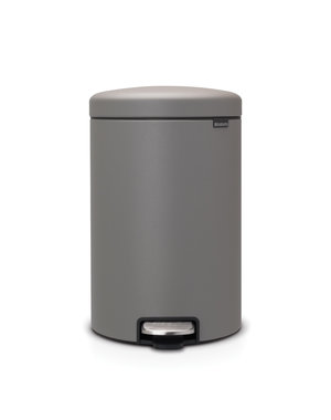 Brabantia NewIcon pedaalemmer 20ltr  Mineral Concrete Grey