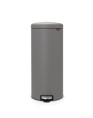 Brabantia NewIcon pedaalemmer 30ltr  Mineral Concrete Grey