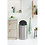 Brabantia Brabantia Touch Bin Recycle afvalemmer 10 + 23 ltr Matt Steel