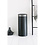 Brabantia Touch Bin afvalemmer 30 ltr  Matt Black / Matt Steel Fingerprint Proof