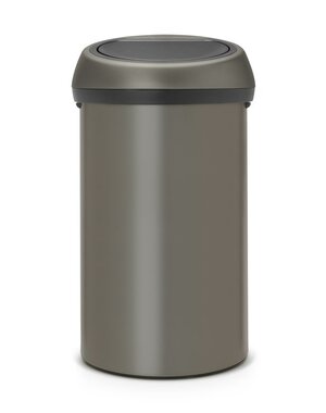 Brabantia Touch Bin Afvalemmer - 60 liter - Platinum