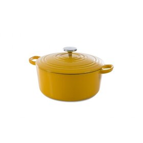 BK Cookware Bourgogne Braadpan - Sunny Yellow - 24 cm - Gietijzer