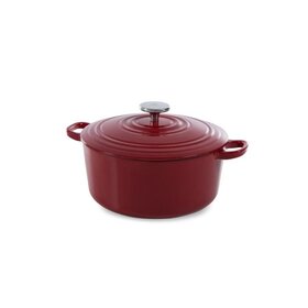 BK Cookware Bourgogne Braadpan - Chili Red - 28 cm - Gietijzer
