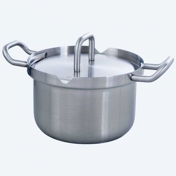 BK Cookware BK Q-linair Master Kookpan - 18 cm - RVS - met deksel