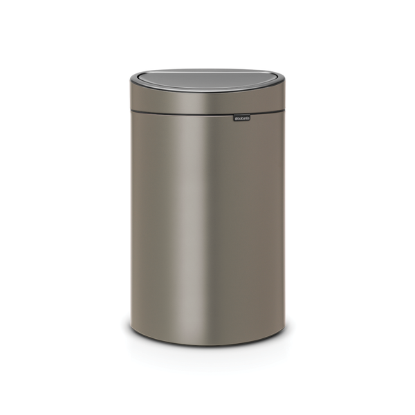 Brabantia Touch Bin Afvalemmer 40 ltr Platinum