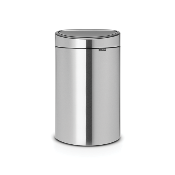 Brabantia Touch Bin Afvalemmer 40 ltr Matt Steel