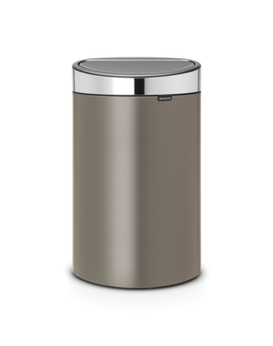 Brabantia Touch Bin Afvalemmer 40 ltr Platinum/Matt Steel