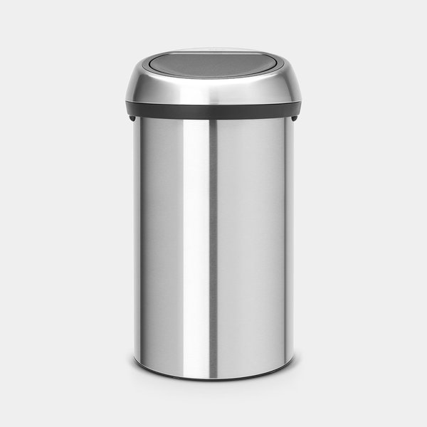 Brabantia Touch Bin Afvalemmer 60ltr Matt Steel