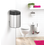 Brabantia Slide Bin wandafvalemmer 5ltr Brilliant Steel/Black