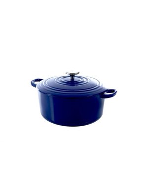 BK Cookware Bourgogne Braadpan - Royal Blue - 24 cm - Gietijzer