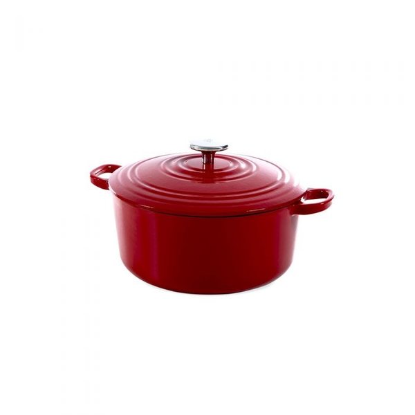 BK BK Bourgogne Braadpan - Chili Red - 24 cm - Gietijzer