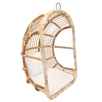Van der Leeden Egg Chair Rattan Blond - (L)77 x (B)69 x (H)120 cm