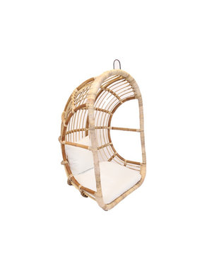 Van der Leeden Hangstoel egg chair Rattan Blond