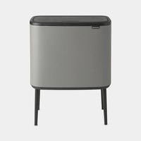 Bo Touch Bin Afvalemmer - 36 liter - Mineral Concrete Grey