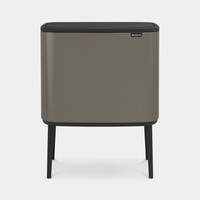 Brabantia Bo Touch Bin Afvalemmer 11+23 liter - Platinum
