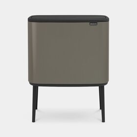Brabantia Bo Touch Bin Afvalemmer - 11+23 liter - Platinum