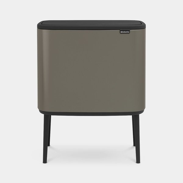 Brabantia Brabantia Bo Touch Bin Afvalemmer 11+23 liter - Platinum